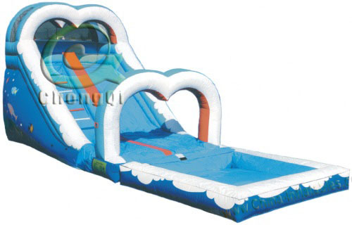 inflatable backyard water slide